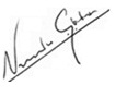 My Signature for Blog